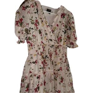 Floral Puff Sleeve Top